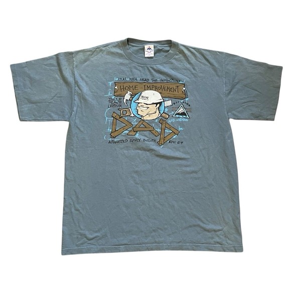 VTG 90s Anvil Men’s 2X Gray T-Shirt Home Improvement Master Craftsman - Picture 1 of 6